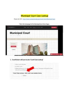 lv court case lookup